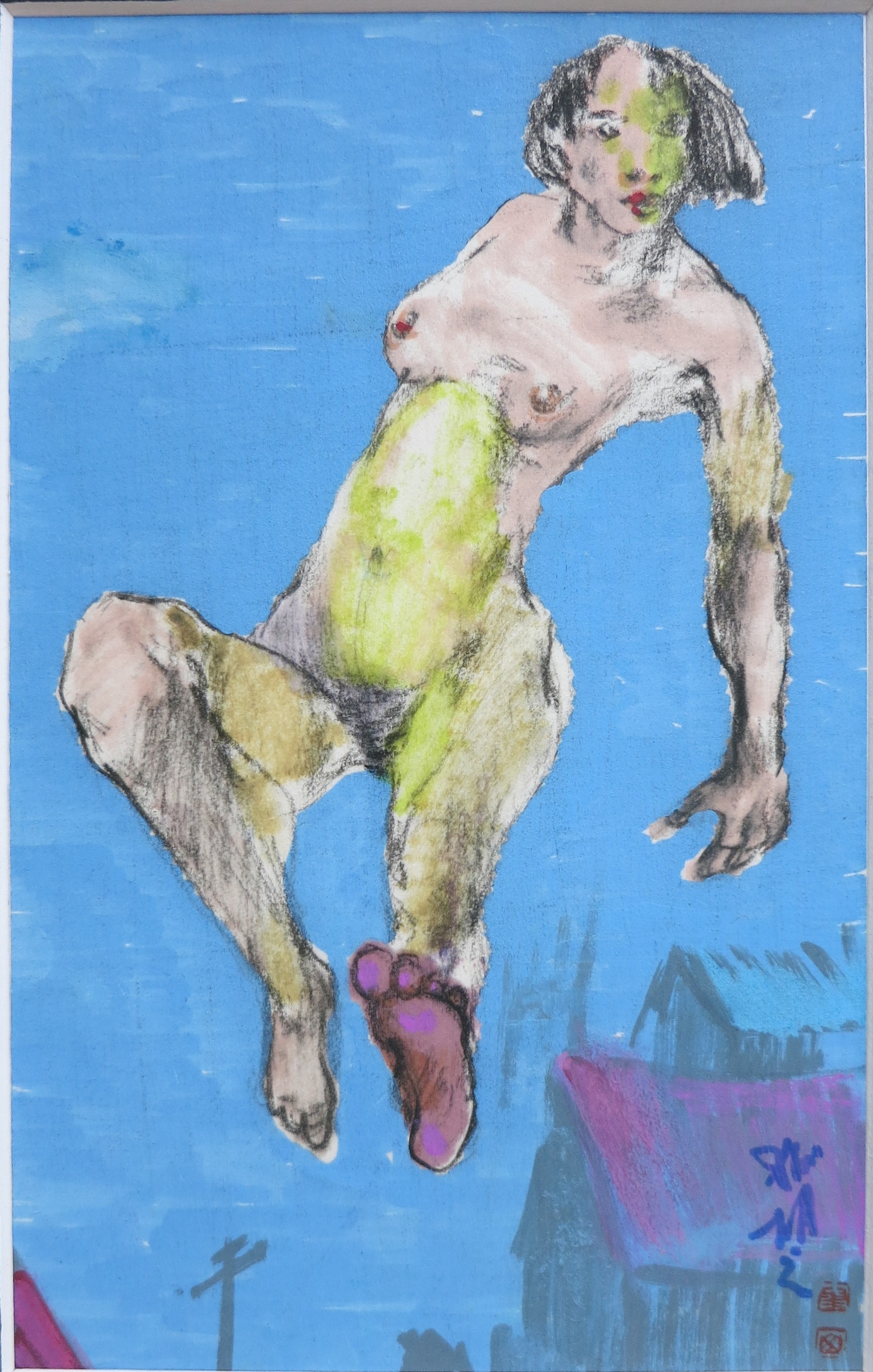 Figure painting between Eros and abstzraction