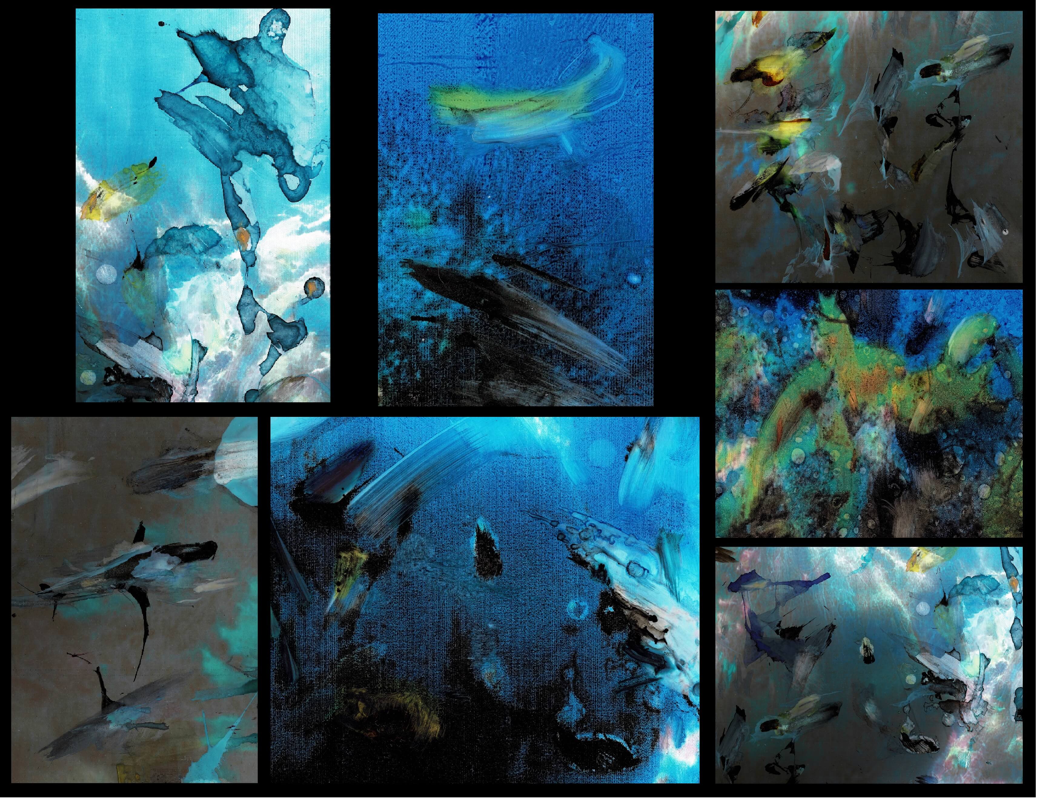 details diving paintings