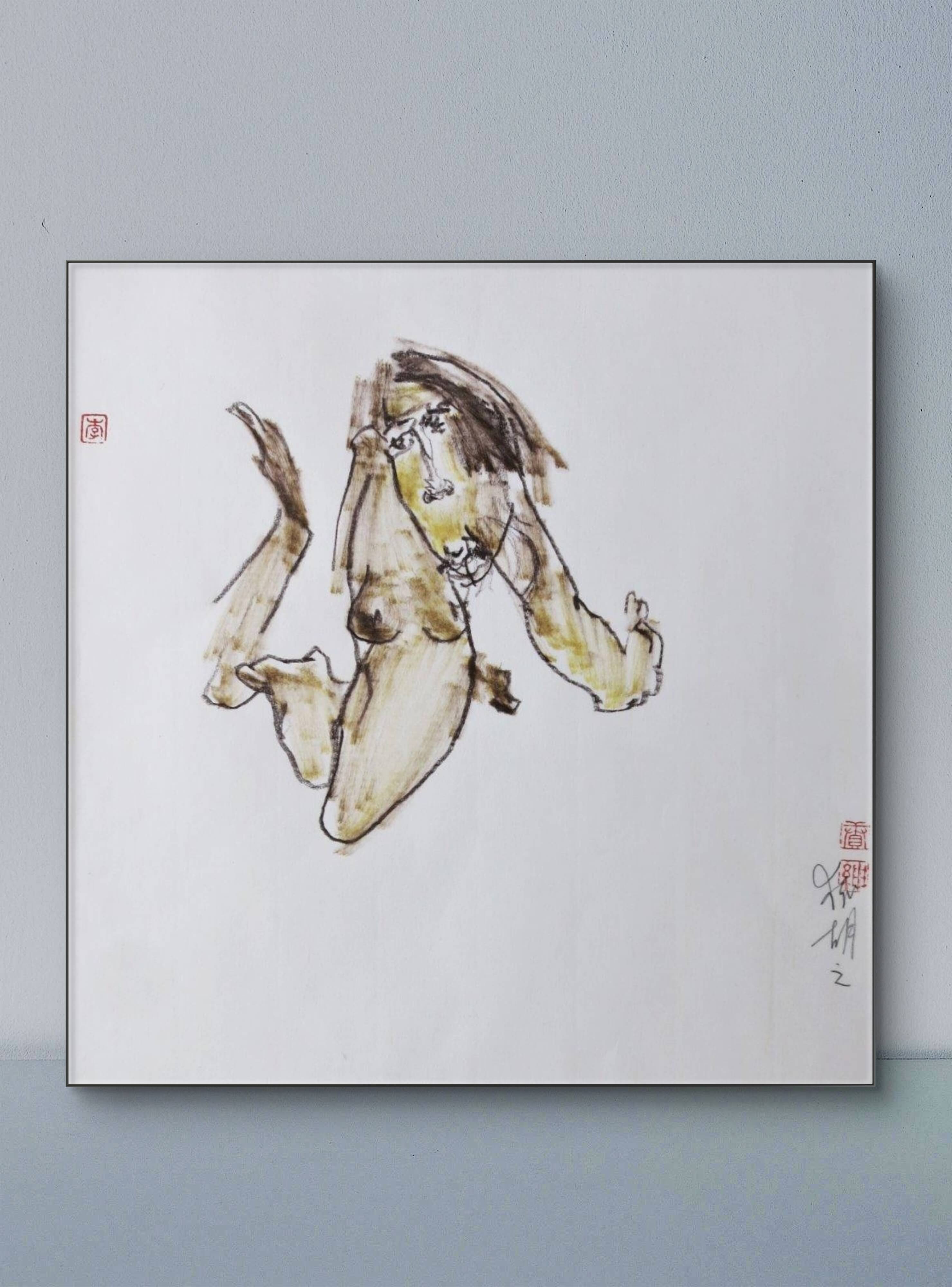 Sightless Perception in Blind Paintings: