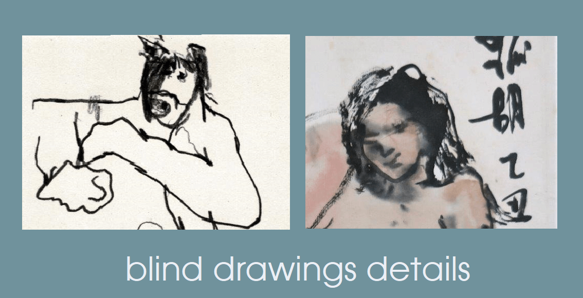 Blind Drawings: Artistic Expression in Darkness